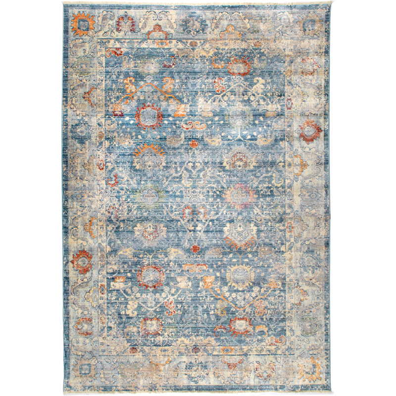 Nicole Miller Artisan Vintage Blue Area Rug & Reviews Wayfair